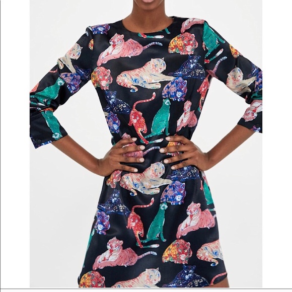 zara tiger dress